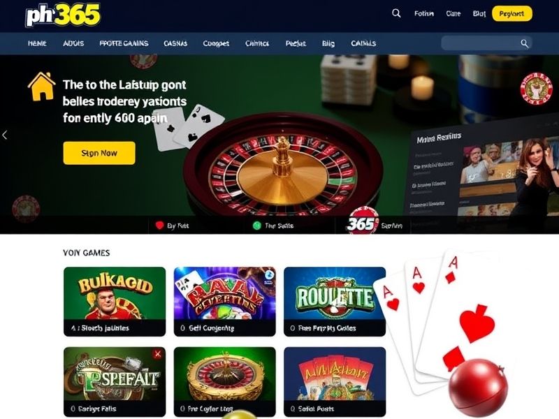 Welcome to PH 365, your ultimate destination for world-class online gambling. Explore live casino games, sports betting, slots, and exclusive promotions. Play securely with the best odds and expert guidance.
